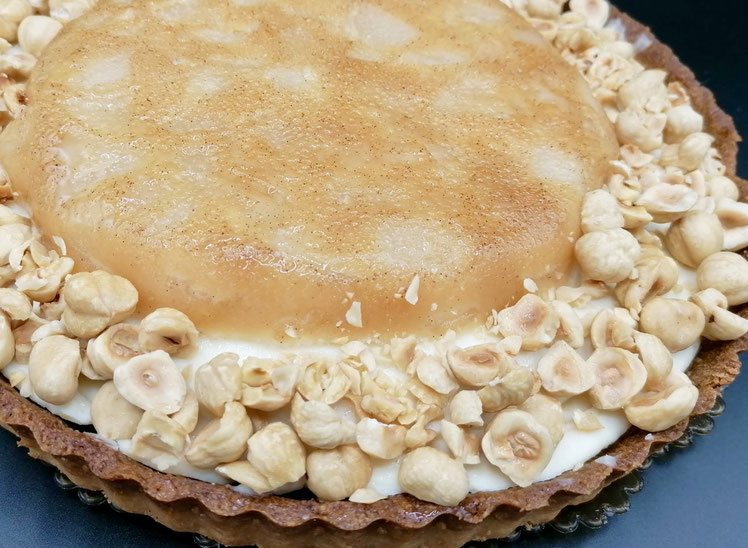 crostata millestrati nocciole e pere