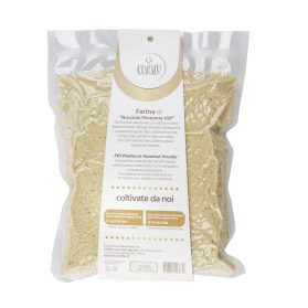 Farina di Nocciole 500 gr Retro Quadrato Sfondo