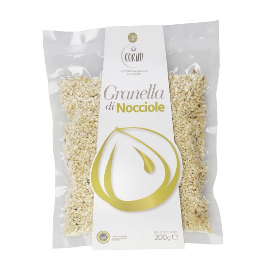 Granella di Nocciole 200 gr Fronte Quadrato Sfondo scaled