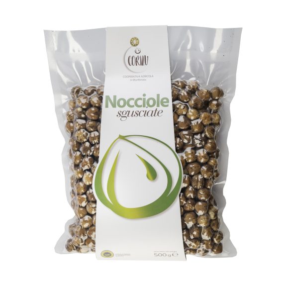 Nocciole Sgusciate 500 gr Frote Quadrato Sfondo scaled