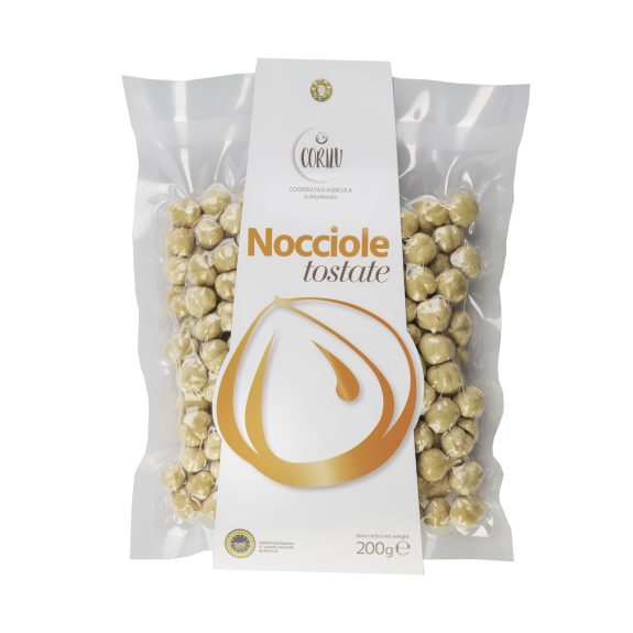 Nocciole Tostate 200 gr Fronte Quadrato Sfondo 2 scaled