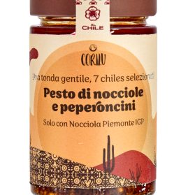 Pesto di Nocciole e Peperoncini Messicani 185 gr